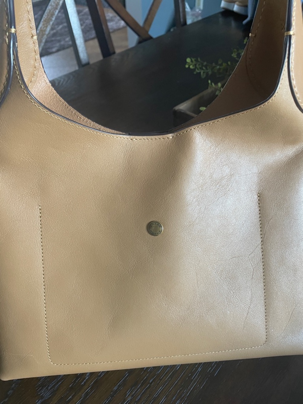 Coach Brooklyn 28 Shoulder Hobo Bag in Honey Brown - Picture 5 of 9